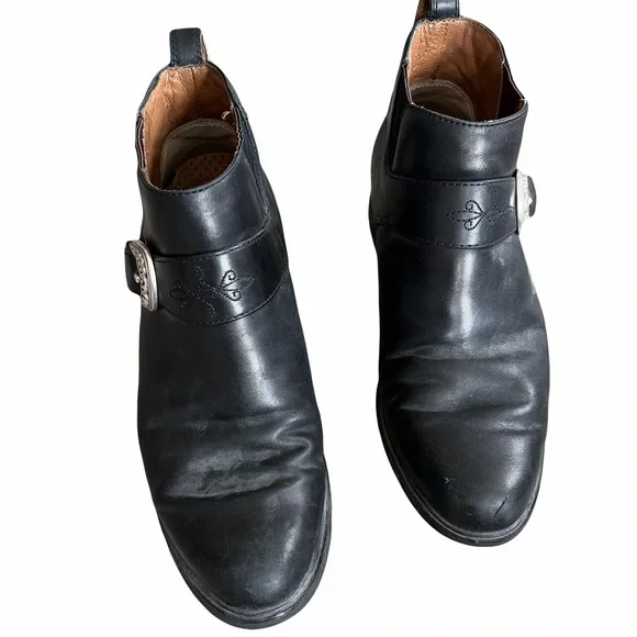 Ariat Dixon Wester black leather ankle boots - Picture 3 of 8